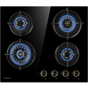 Газовая варочная панель Weissgauff HGG 640 BG Premium Brass