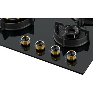 Газовая варочная панель Weissgauff HGG 640 BG Premium Brass