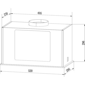 Вытяжка встраиваемая Weissgauff Aura 1350 WH Premium Touch Inverter Wi-Fi