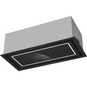 Вытяжка встраиваемая Weissgauff Quadra 600 Touch Black Glass