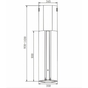 Вытяжка островная Weissgauff Sun 1400 Island Bldc White