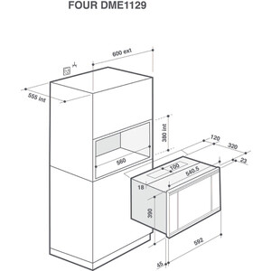 Встраиваемая микроволновая печь Brandt BMG2120B
