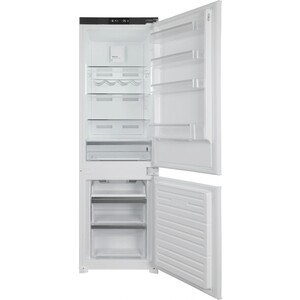 Встраиваемый холодильник Hyundai HBR 1786 белый