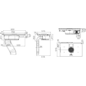 Электрическая варочная панель Elica NIKOLATESLA ONE RAW BR/A/83