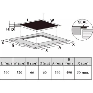 Индукционная варочная панель Haier HHX-Y64TVVB