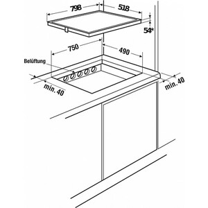 Индукционная варочная панель Kuppersbusch KI 8560.0 SE