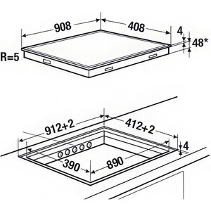 Индукционная варочная панель Kuppersbusch KI 9800.0 SR