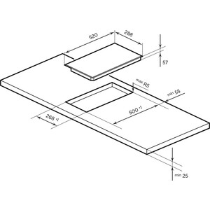 Индукционная варочная панель Lex EVI 320A BL