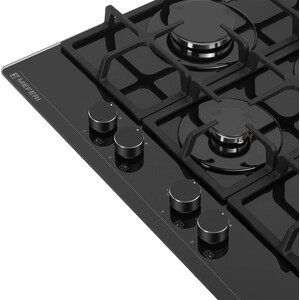 Газовая варочная панель Meferi MGH604BK GLASS ULTRA