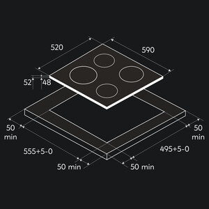Электрическая варочная панель Oasis P-SBS