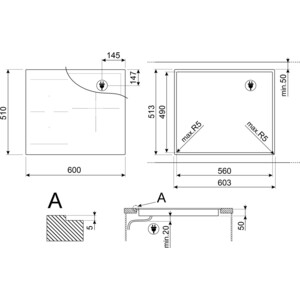 Индукционная варочная панель Smeg SI1M5633D1