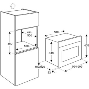 Электрический духовой шкаф Bertazzoni F457PROMWTX