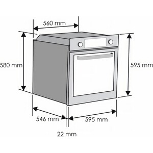 Электрический духовой шкаф Haier HOD-PM08TGB