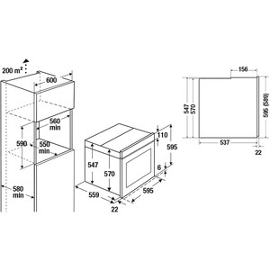 Электрический духовой шкаф Kuppersbusch B 6550.0 S5 Black Velvet