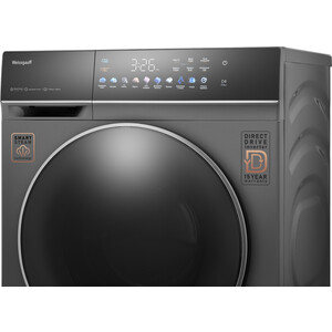 Стиральная машина Weissgauff WM 62210 Direct Drive Touch Inverter Steam Grey