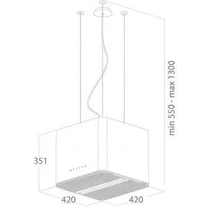 Вытяжка Elica PIX CONCRETE/F/42