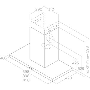 Вытяжка Elica THIN IX/A/70
