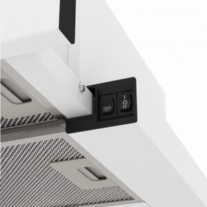 Вытяжка встраиваемая Elikor Slide 60П-430 белый/белый