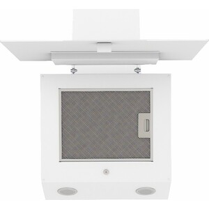 Вытяжка Elikor Антрацит 60П-650-Е3Д белый/белое стекло