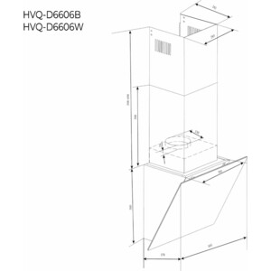 Вытяжка Haier HVQ-D6606W