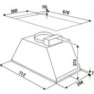 Вытяжка встраиваемая Kuppersbusch LB 8650.1 E сталь
