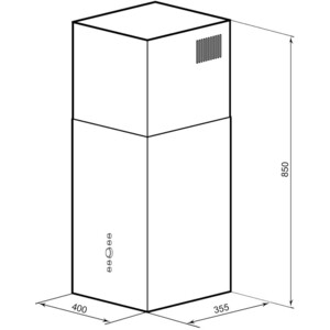 Вытяжка Lex ALTO 400 BLACK