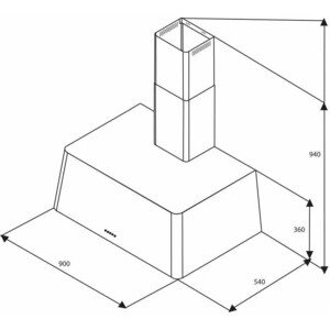 Вытяжка Lofra RAINBOW 90 NERO MAT
