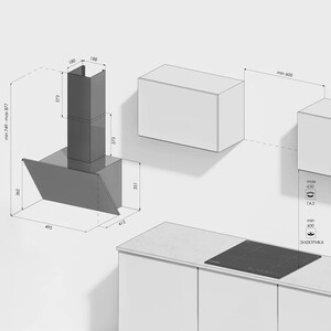 Вытяжка MONSHER AMIENS 50 Noir