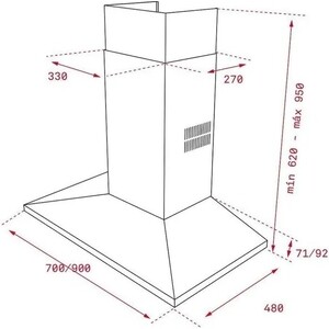 Вытяжка Teka DSS 985 Inox