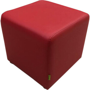 Пуф Мягкий офис Классик красный