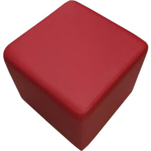 Пуф Мягкий офис Классик красный