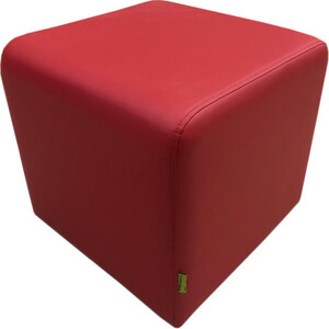 Пуф Мягкий офис Классик красный