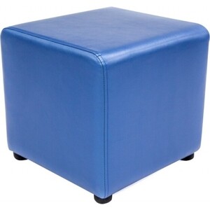 Пуф Мягкий офис Классик синий перламутр