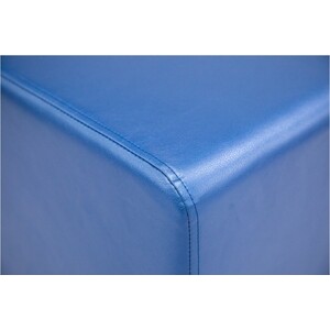 Пуф Мягкий офис Классик синий перламутр