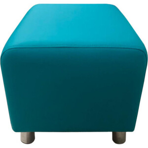 Пуф Мягкий офис Классик табурет бирюзовый