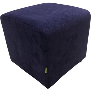 Пуф Мягкий офис Классик микровельвет фиолетовый