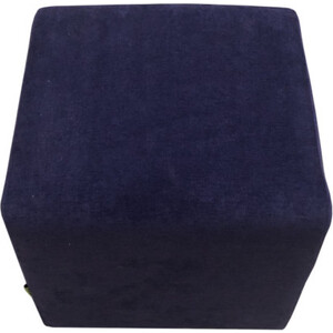Пуф Мягкий офис Классик микровельвет фиолетовый