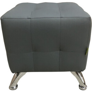 Пуф Мягкий офис Классик малютка серый