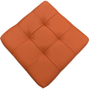 Пуф Мягкий офис Классик ромб оранжевый