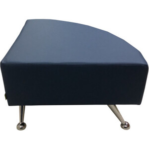 Пуф Мягкий офис угловой 90 Вайт синий