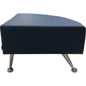 Пуф Мягкий офис угловой 90 Вайт синий