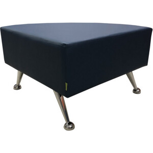 Пуф Мягкий офис угловой 90 Вайт синий