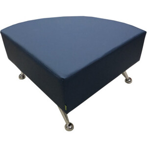 Пуф Мягкий офис угловой 90 Вайт синий