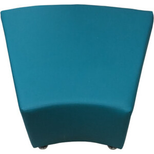 Пуф Мягкий офис Дуга одноместная бирюзовая