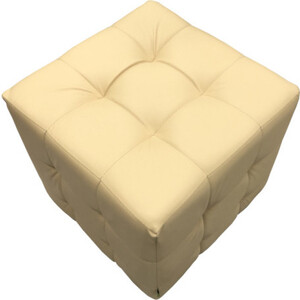 Пуф Мягкий офис Классик ромб бежевый