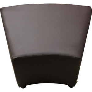 Пуф Мягкий офис Дуга одноместная шоколадная