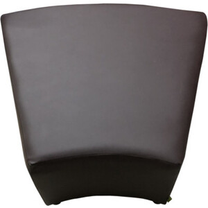 Пуф Мягкий офис Дуга одноместная шоколадная