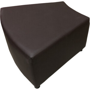Пуф Мягкий офис Дуга одноместная шоколадная