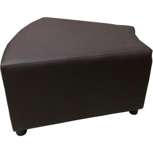 Пуф Мягкий офис Дуга одноместная шоколадная