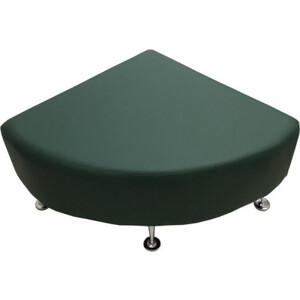 Пуф Мягкий офис угловой 90 Вайт зеленый